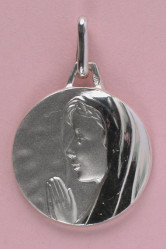 Medaille argent vierge