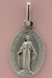 Medaille argent miraculeuse classique