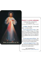 Paquet de 50 cartes - prière - cb1247 - jésus miséricordieux