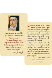 Paquet de 50 cartes - prière - cb1144 - sainte thérèse d'avila