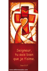 Carte signet wadoo 318s seigneur tu sais bien que je t´aime