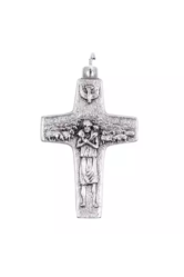 Croix du bon pasteur en metal 2cm