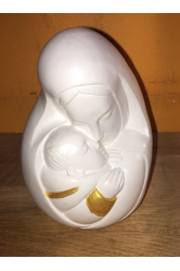 Vierge a l'enfant blanc