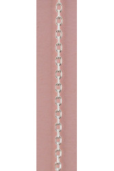 Collier argent blanc forcat 45cm