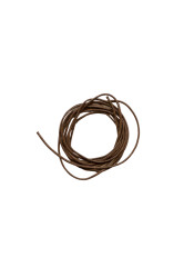 Cordon en cuir marron 80cm