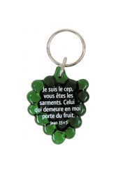 Porte-clés grappes de raisin (vert)