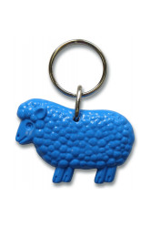 Porte-clés mouton ps 23 bleu blanc orange