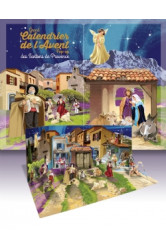 Grand calendrier de l-avent pop-up des santons de provence - avec son livret d-accompagnement