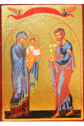 La sainte famille icone or 11.2*16