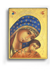 Vierge du mont kykkos - mini icone autocollante 5x7 cm - 104.11