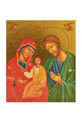 La sainte famille - icone classique 8x9,5 cm - 1153.14