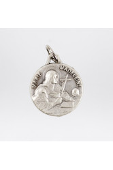 Medaille marie madeleine metal argente